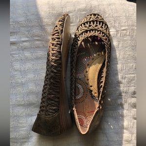 Seychelles Woven Leather Shoes